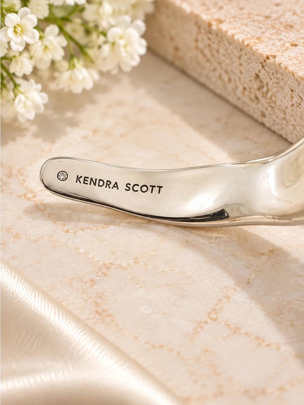 Kendra Scott Holland Cuff Bracelet In Vintage Silver